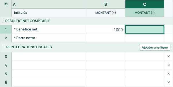Exemple — T3 · Passage au résultat fiscal