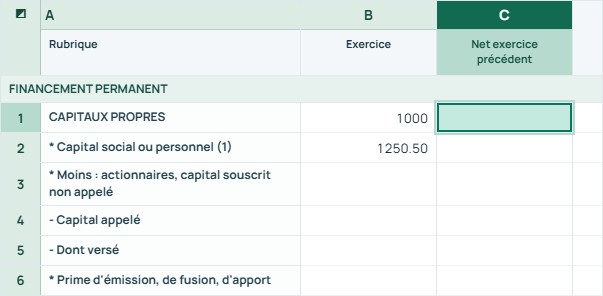 Exemple — T1 · Passif