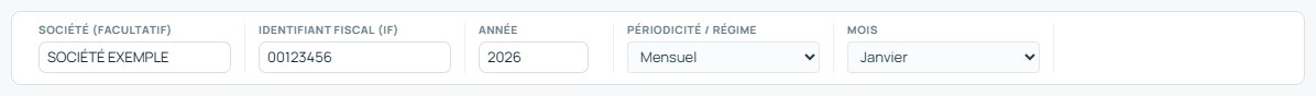 Préparer — identifier Déductions TVA