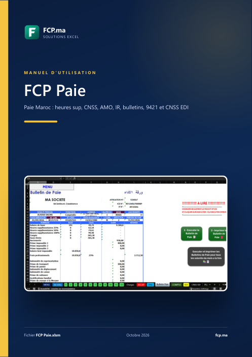 Couverture du manuel d’utilisation Gestion de Paie
