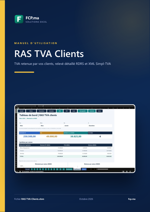 Couverture du manuel d’utilisation RAS TVA Clients