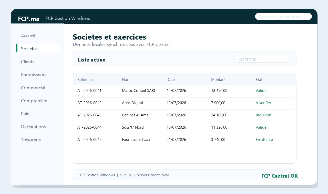 FCP Gestion Windows - Societes