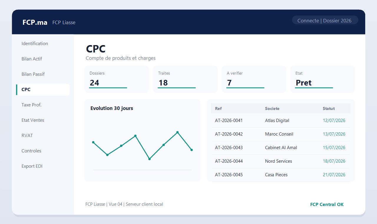 FCP Liasse Fiscale - Clients et fournisseurs
