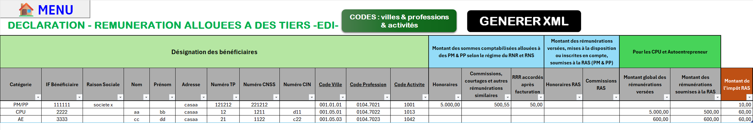 FCP Liasse Fiscale - Controles automatiques