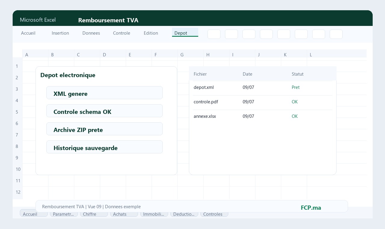 Remboursement TVA - Depot EDI